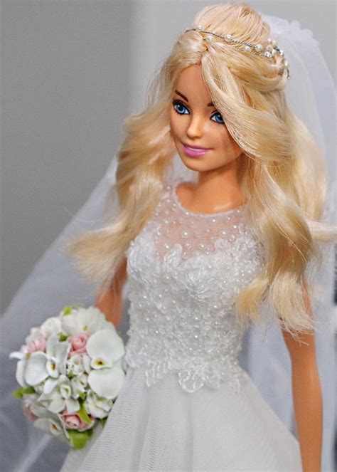 1 6 sammurakammi barbie wedding dress barbie gowns barbie dress doll dress bridal dresses