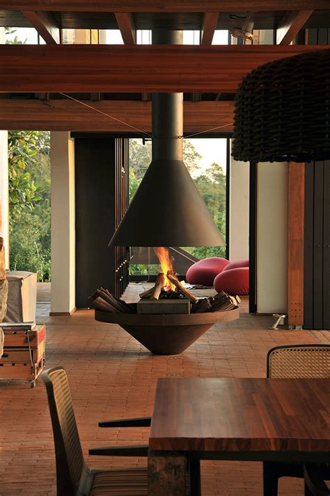 9 Examples Of Freestanding Fireplaces That Make A Statement