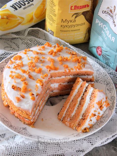 Морковный ПП торт на сковороде рецепт с фото пошагово