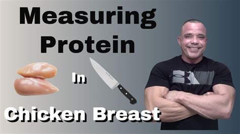 How Much Protein In Chicken Breast Cooked Youtube