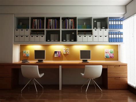 40 Creative Home Office Workspaces That Feature Two Person