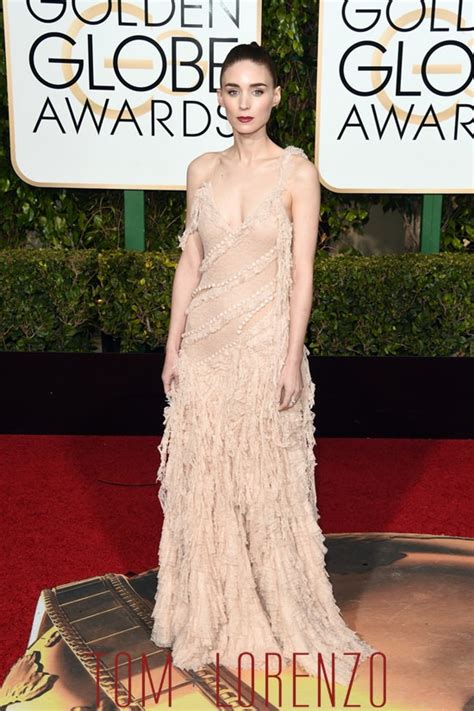 Golden Globes: Rooney Mara in Alexander McQueen | Tom + Lorenzo