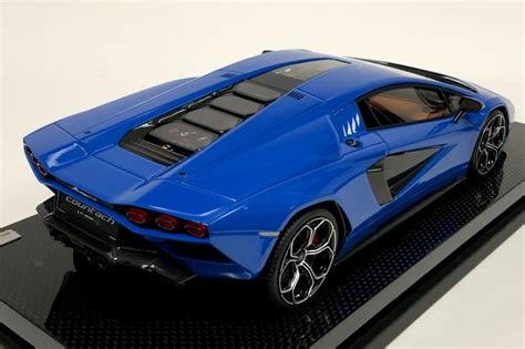Lamborghini Countach Lpi 800 4 Blue Autobarnmodels