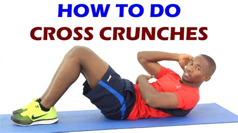 How To Do Cross Crunches Exercise Of The Day 25 Youtube