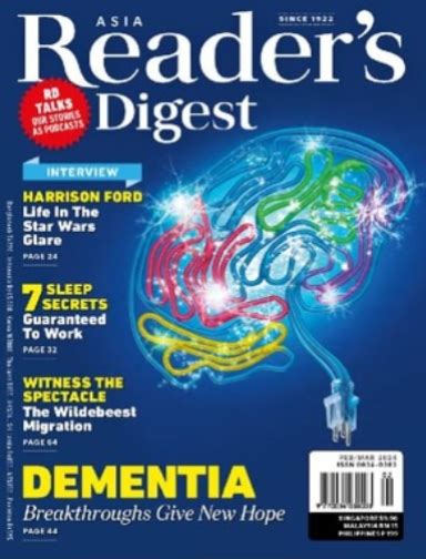 Readers Digest Asia February March 2024 Liberty Magazines Pakistan