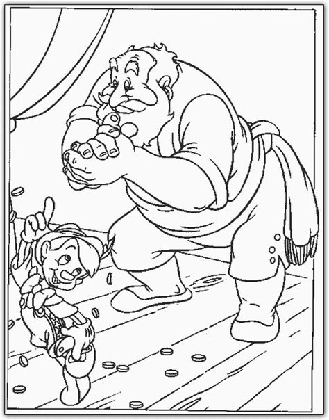 Pinocchio Printable Of Disney Characters For Drawing Kids