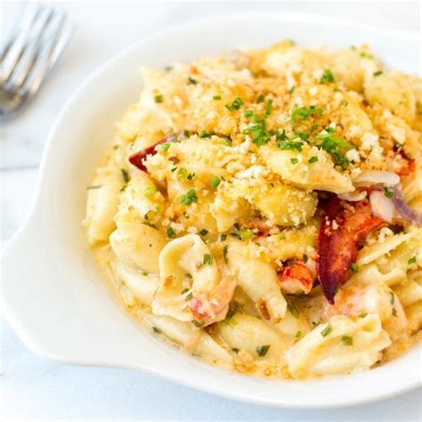 Chunks Of Fresh Lobster Are Baked To Bubbly Perfection With A 4 Cheese