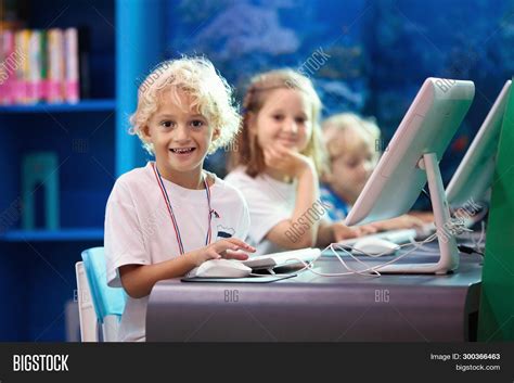 Computer Class School Image And Photo Free Trial Bigstock