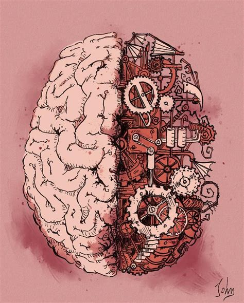Steampunk Brain By Benjogan Cerebro Ilustracion Arte Cerebro Arte