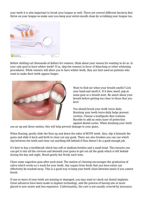 Dental Care Idea For Attaining Healthy Pearly Whites And Gums