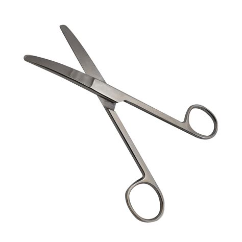 Buy Stainless Steel Rounded End Curved Scissors 15cm From Fane Valley