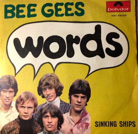 Bee Gees Words Sinking Ships 1968 Vinyl Discogs
