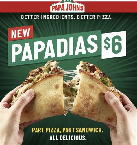 Papa Johns Papadias Food And Drink