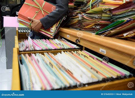 Archive Files Stock Image Image Of Multicolored Catalog 57645333