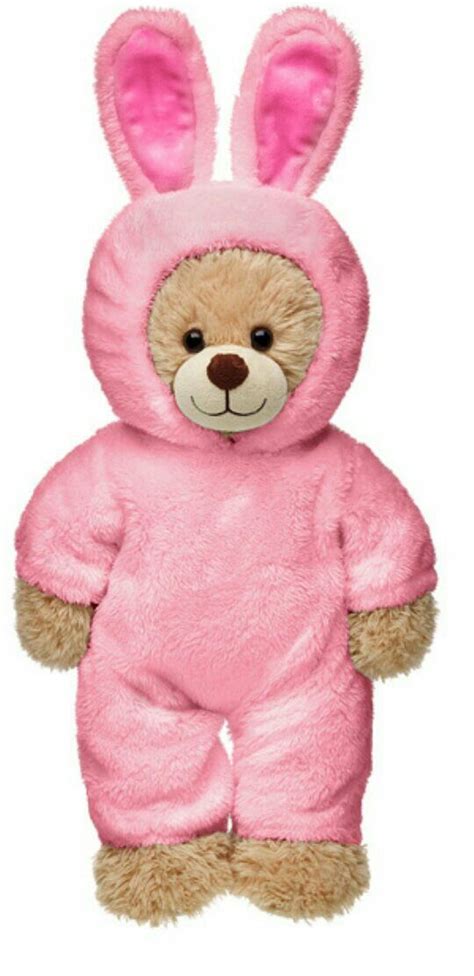 Pin By Chloe Crothers On Build A Bear Pink Bunny Costume Bunny Costume Teddy Bear Clothes