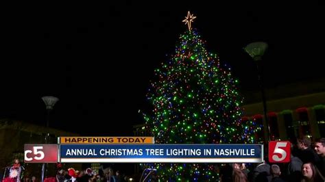 Nashville Christmas Tree Lighting Friday Night