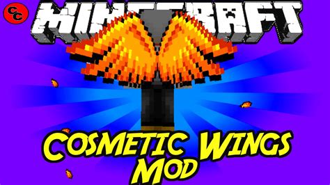 Minecraft Mods Cosmetic Wings Mod 1 7 10 Youtube