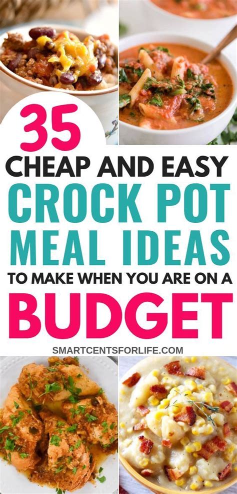 Check spelling or type a new query. 35 Cheap and Easy Crock Pot Meals Your Family Will Love ...