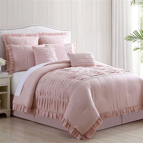 Modern Threads 8 Piece Comforter Set Antonella Mauve Queen