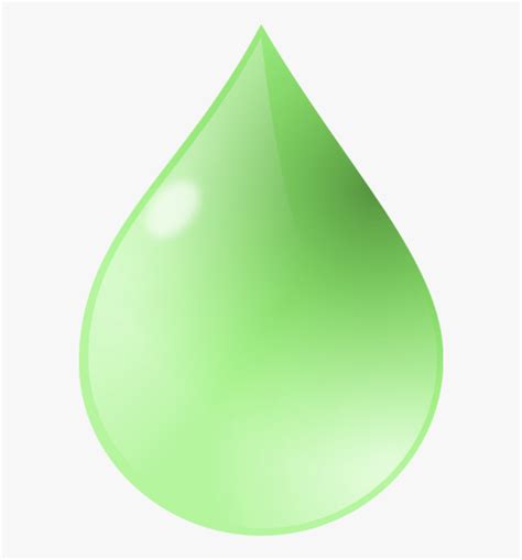 Green Clipart Raindrop Green Water Drop Transparent Hd Png Download