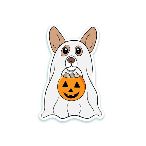 Halloween Corgi Stickers Shop The Cutest Halloween Decorations For