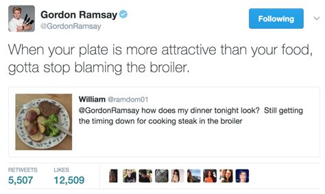 gordon ramsay has spent the entire weekend roasting people s food on twitter again gordon