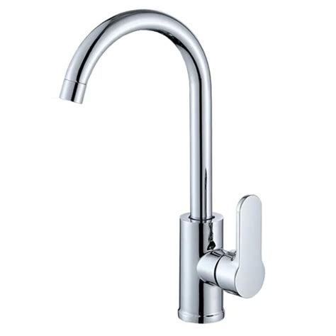 ROBINET D ÉVIER DESIGN moderne finition chrome pivotant eau chaude