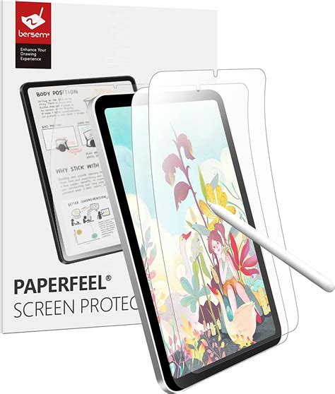 Bersem 2 Pack Paperfeel Screen Protector Compatible With Ipad Mini 6