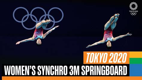 Diving Full Womens Synchronised 3m Springboard Final Tokyo 2020