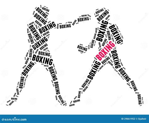 Boxing In Word Cloud Stock Photography Image 29661952