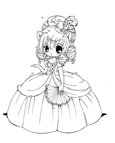 Get This Chibi Coloring Pages Free For Kids Ix63t