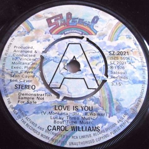 Stream Carol Williams Love Is You Smart Editdl On By Evil Smarty