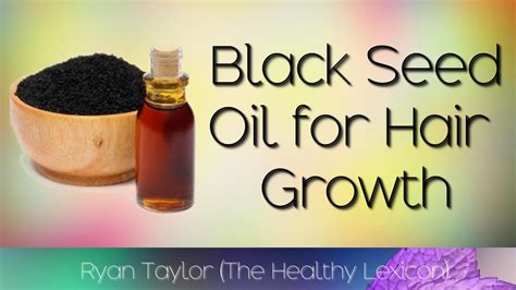 Black hair has a number of enemies, such as wind, rain, central heating and air conditioning, and vitamins can be used to rectify the resulting damage. Black Seed Oil: for Hair Growth - YouTube