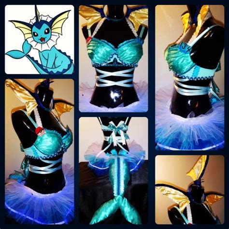 pokemon 134 inspired vaporeon to purchase your own custom strawberry couture rave or