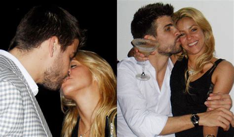 Shakira Showed With Piqué Wedding Kiss Shakira Et Gerard Piqué Photo