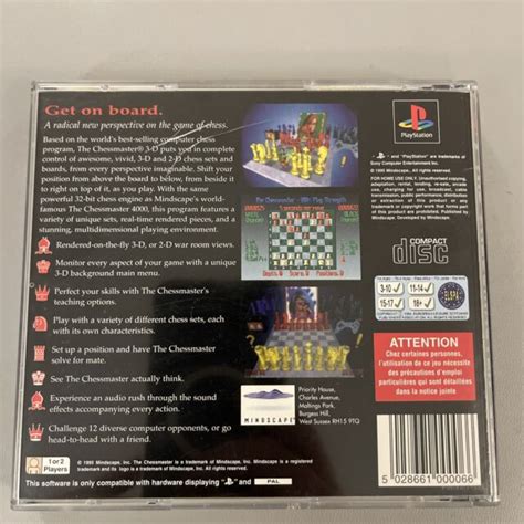 Chessmaster 3d Sony Playstation 1 Ps1 Game Uk Pal For Sale Online Ebay