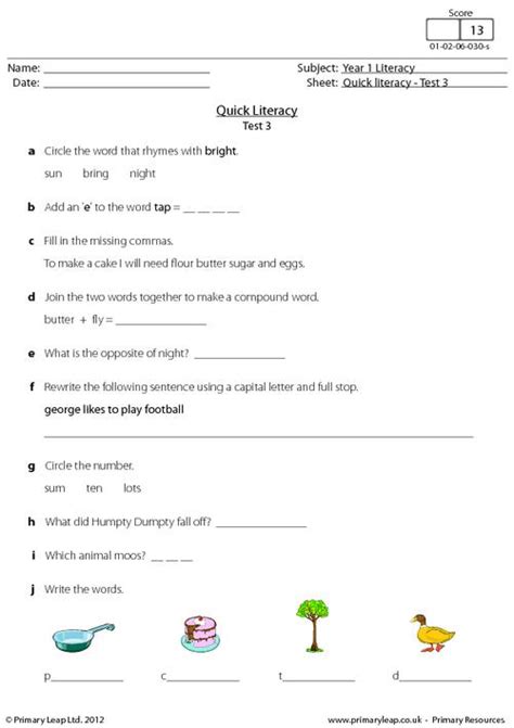 Year 1 Printable Resources And Free Worksheets For Kids Uk