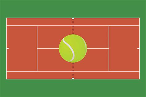 Tennis Courts Overhead Illustrations Royalty Free Vector Graphics