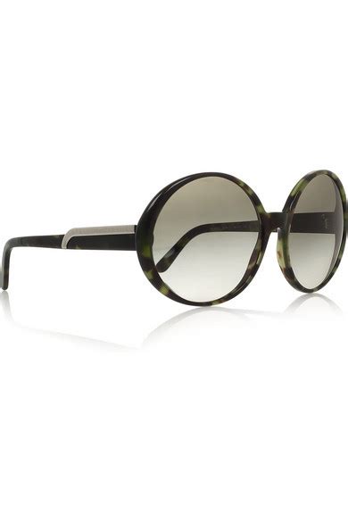 Stella Mccartney Oversized Round Frame Acetate Sunglasses Net A Portercom