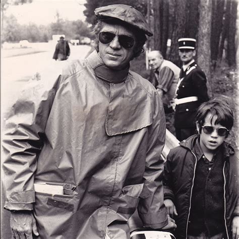 Steve Mcqueen With His Son Chad 1971 Ubicaciondepersonascdmxgobmx