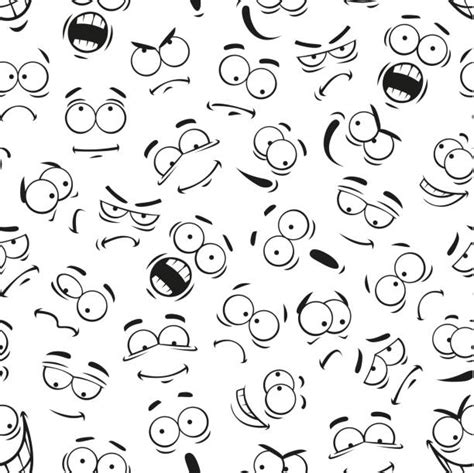 Background Of Horrified Face Illustrations Royalty Free Vector