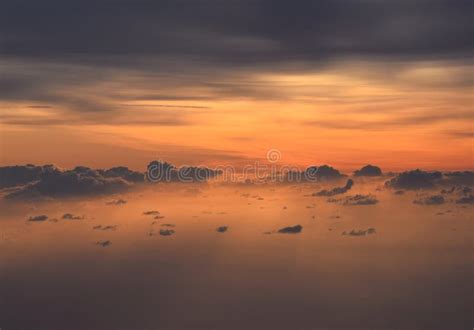 The First Light Of Dawn In The Sky As Morning Breaks Stock Image