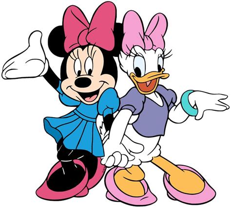 Minnie Mouse And Daisy Duck Clip Art 2 Mickey Mouse Cartoon Mickey