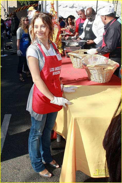 debby ryan and olesya rulin serve thanksgiving meals photo 350655 photo gallery just jared jr