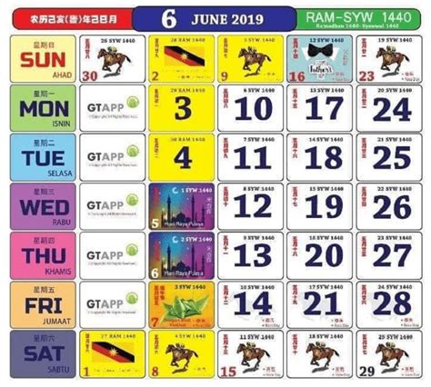 Pautan semula (linkback) telah diberikan. Kalendar Cuti Umum 2019 Malaysia (Public Holidays) Dan ...