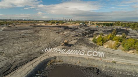 Coal Mines Mining Drone Aerial Video Yorkshire Nottinghamshire Drone