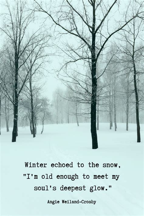 Winter Quotes To Make The Soul Sparkle Winter Snow Quotes In 2020