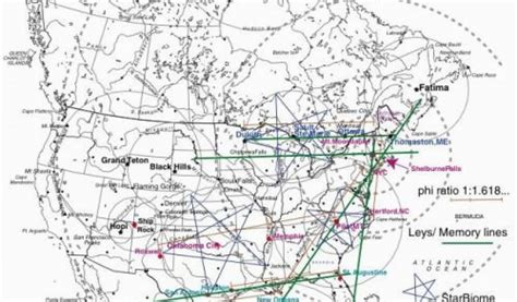 Ley Lines California Map A Fairly Accurate Map Of Know North American