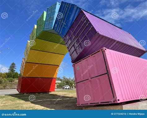 Rainbow Containers Editorial Photo Image Of Landmark 277324216