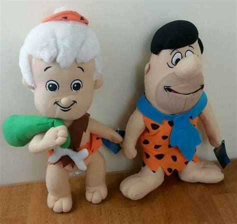 The Flintstones Plush Set Of 2 Barney Bam Bam Warner Brothers 14